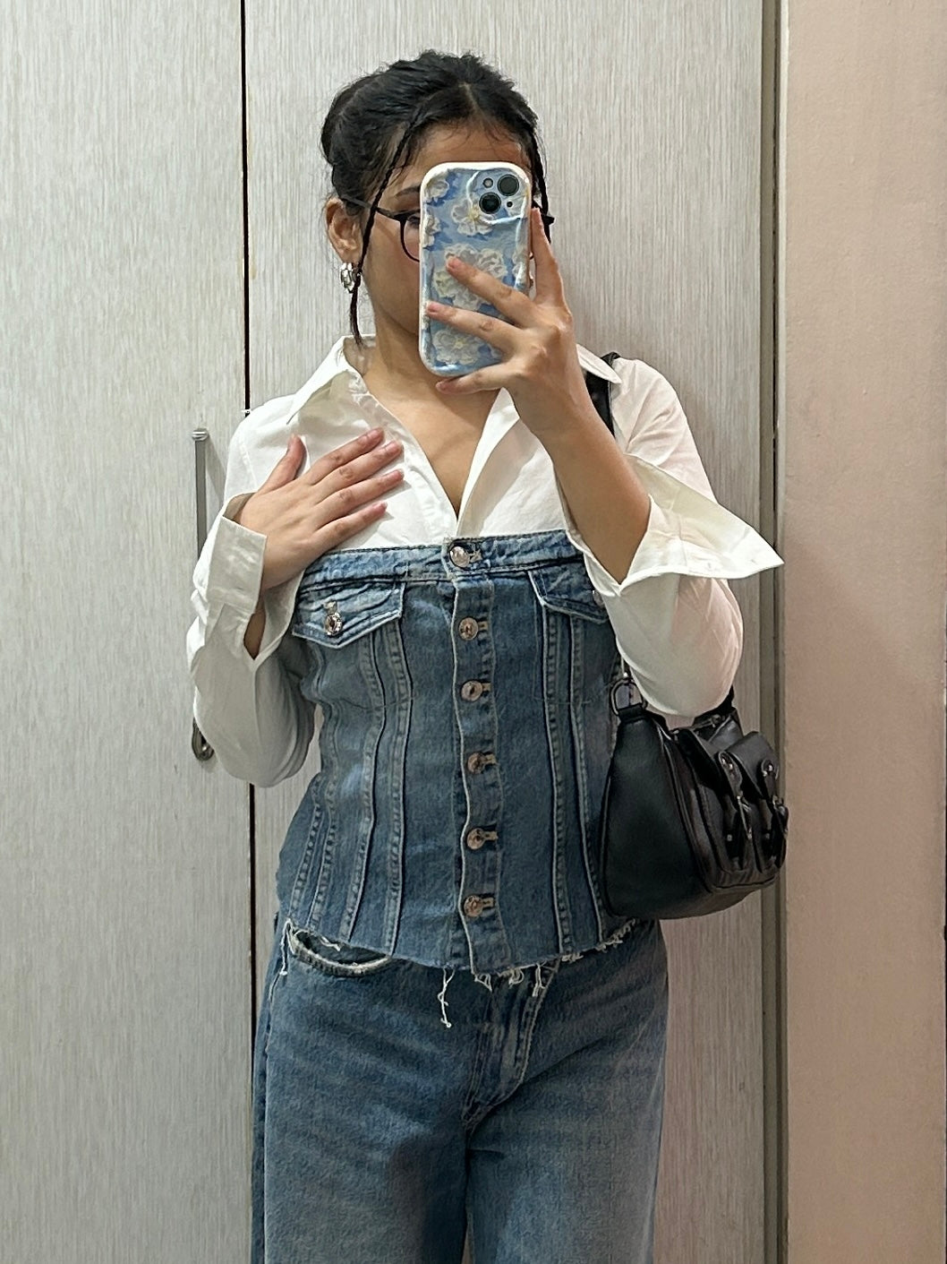 Denim Corset