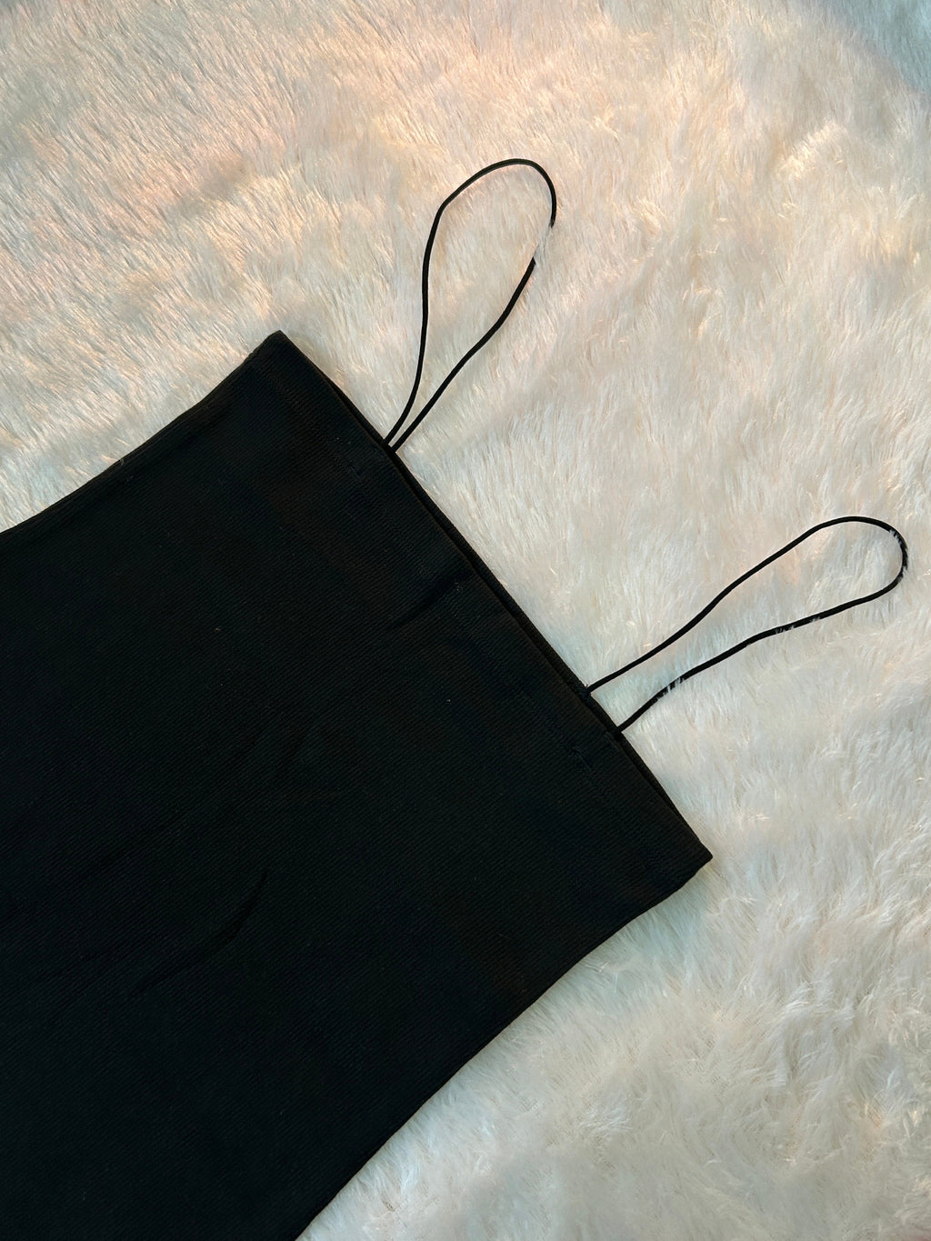 Micro strap mini dress