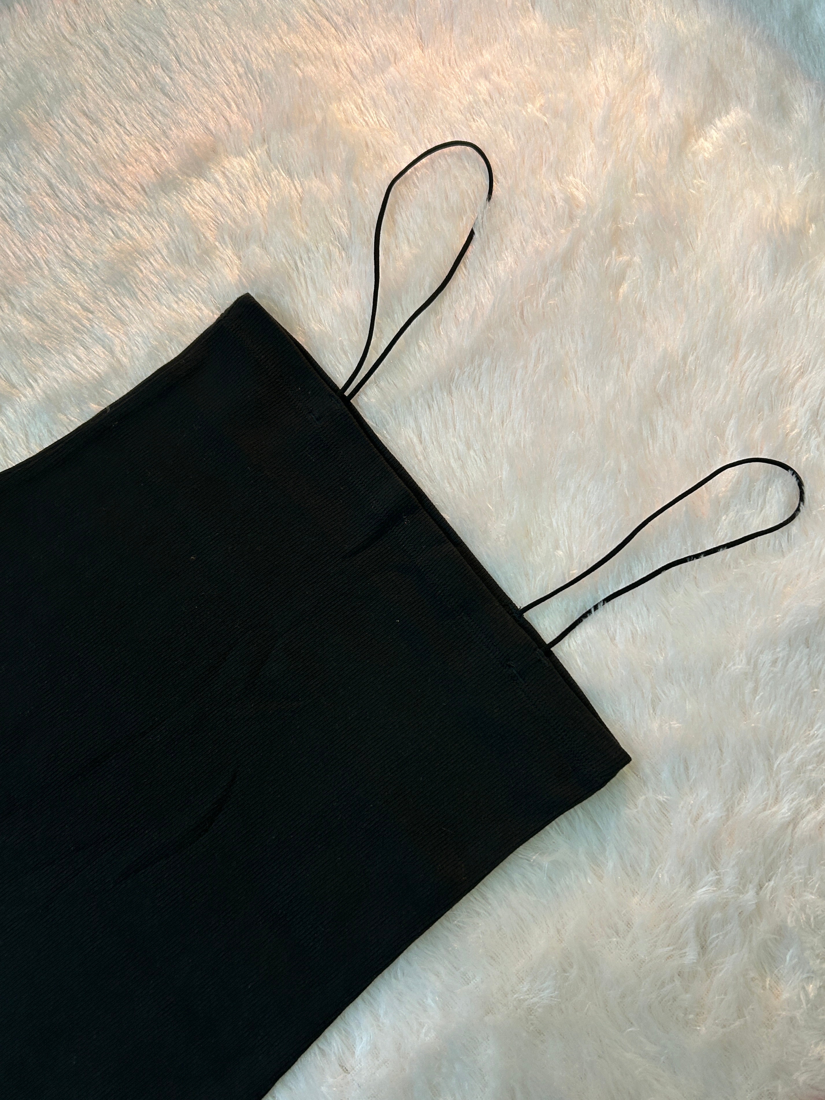 Micro strap mini dress