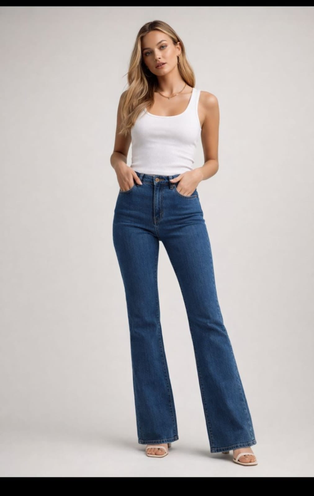 High-Rise Flare Jeans