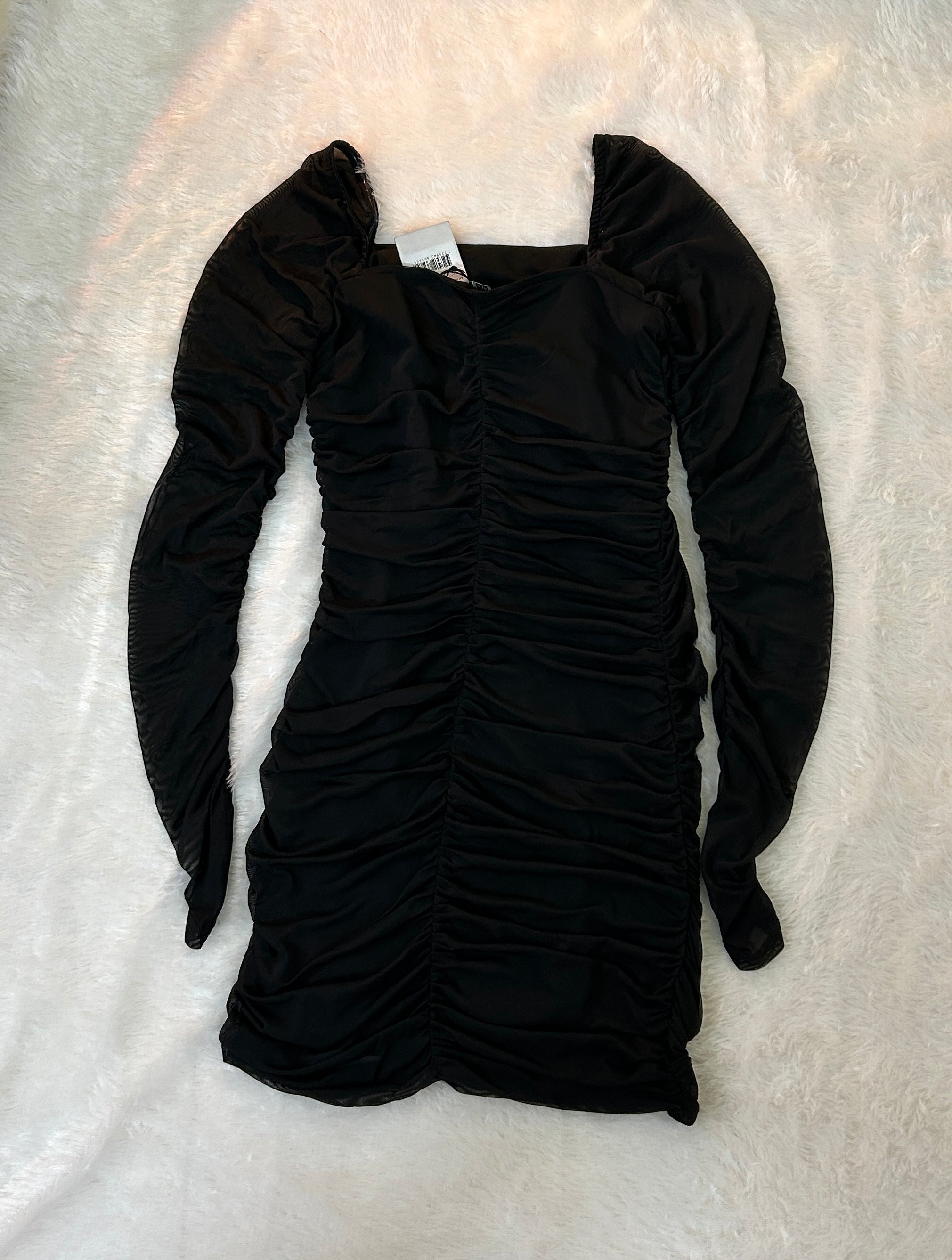 Ruched mini dress