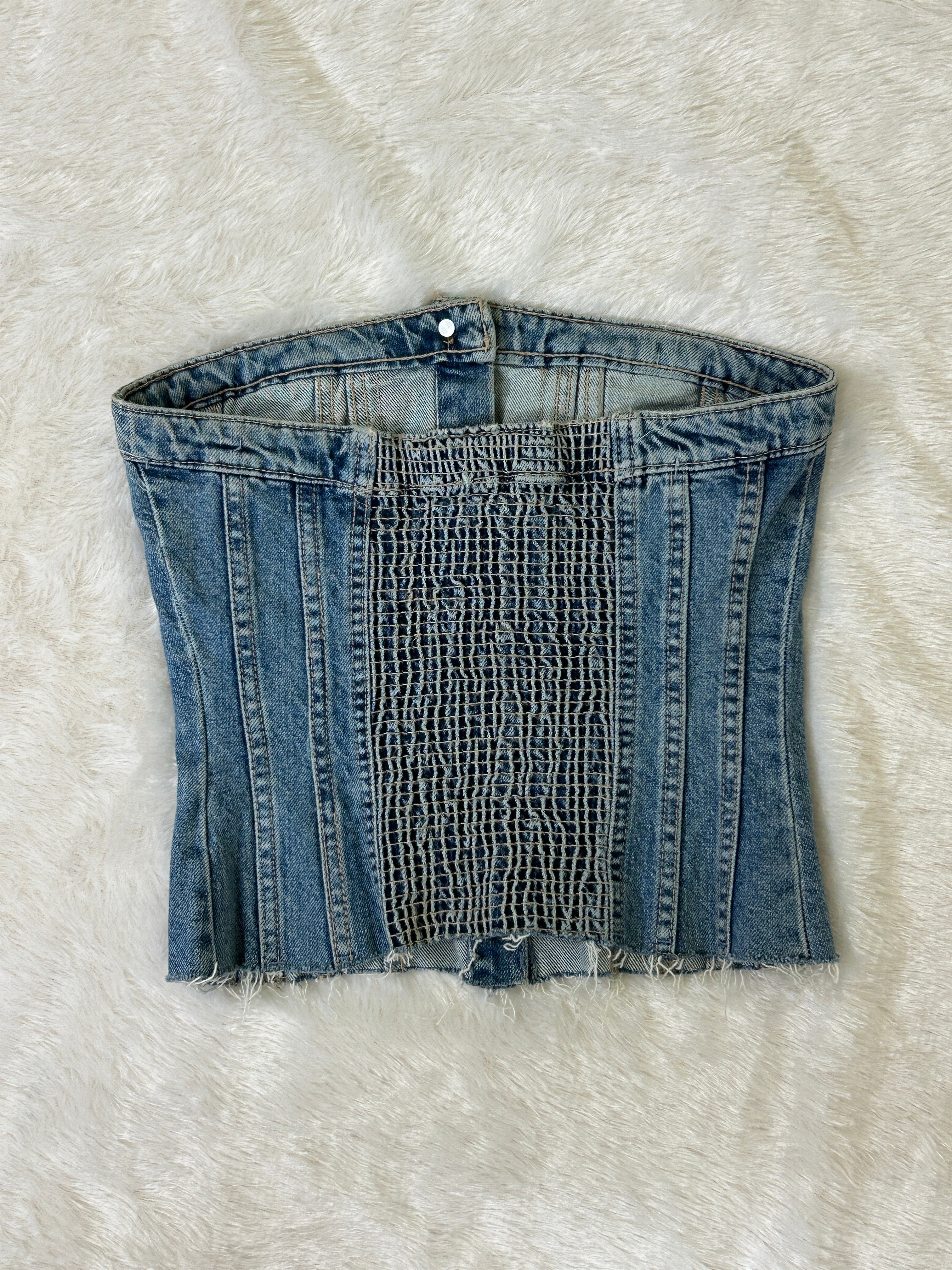 Denim Corset