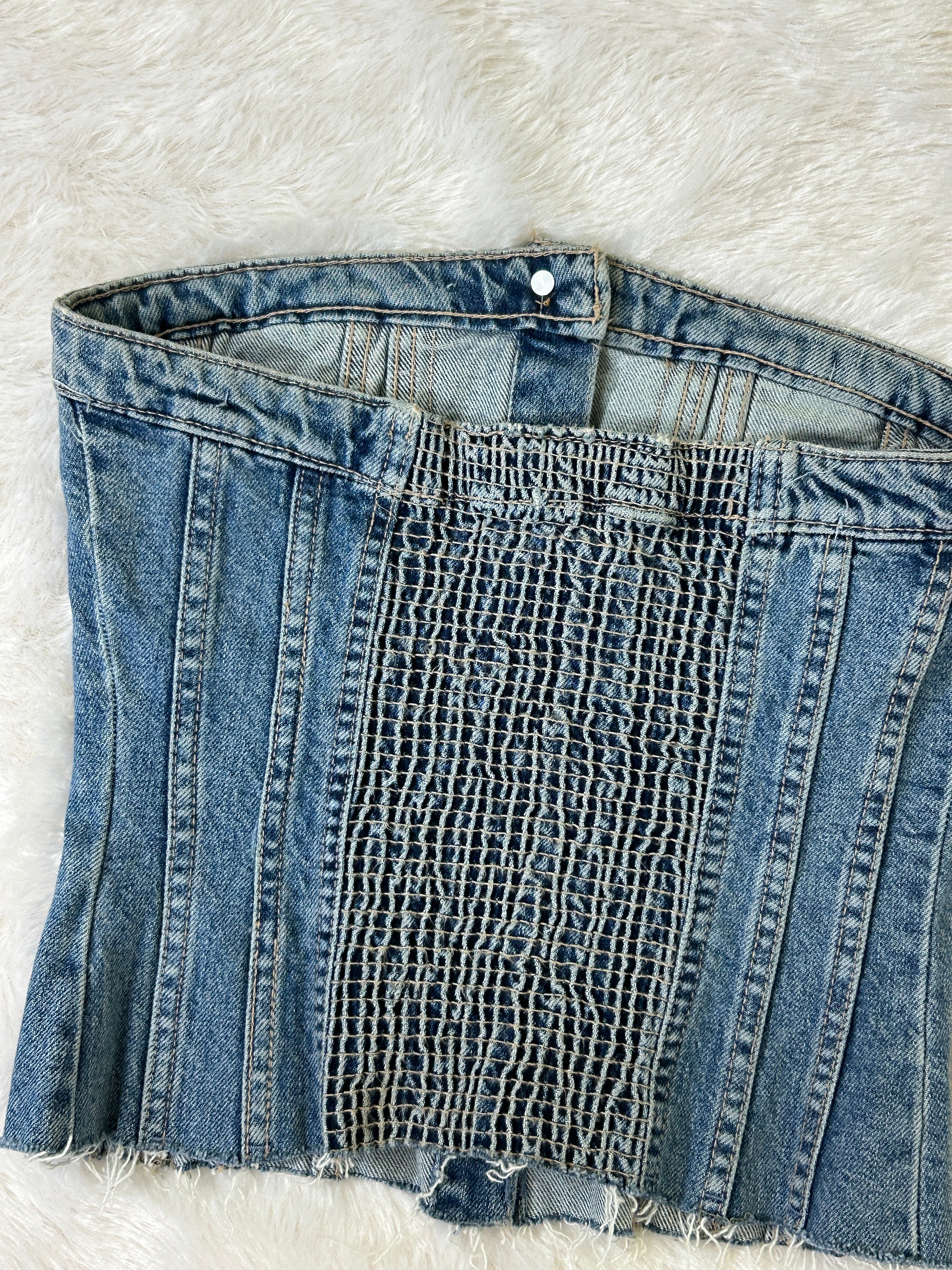 Denim Corset