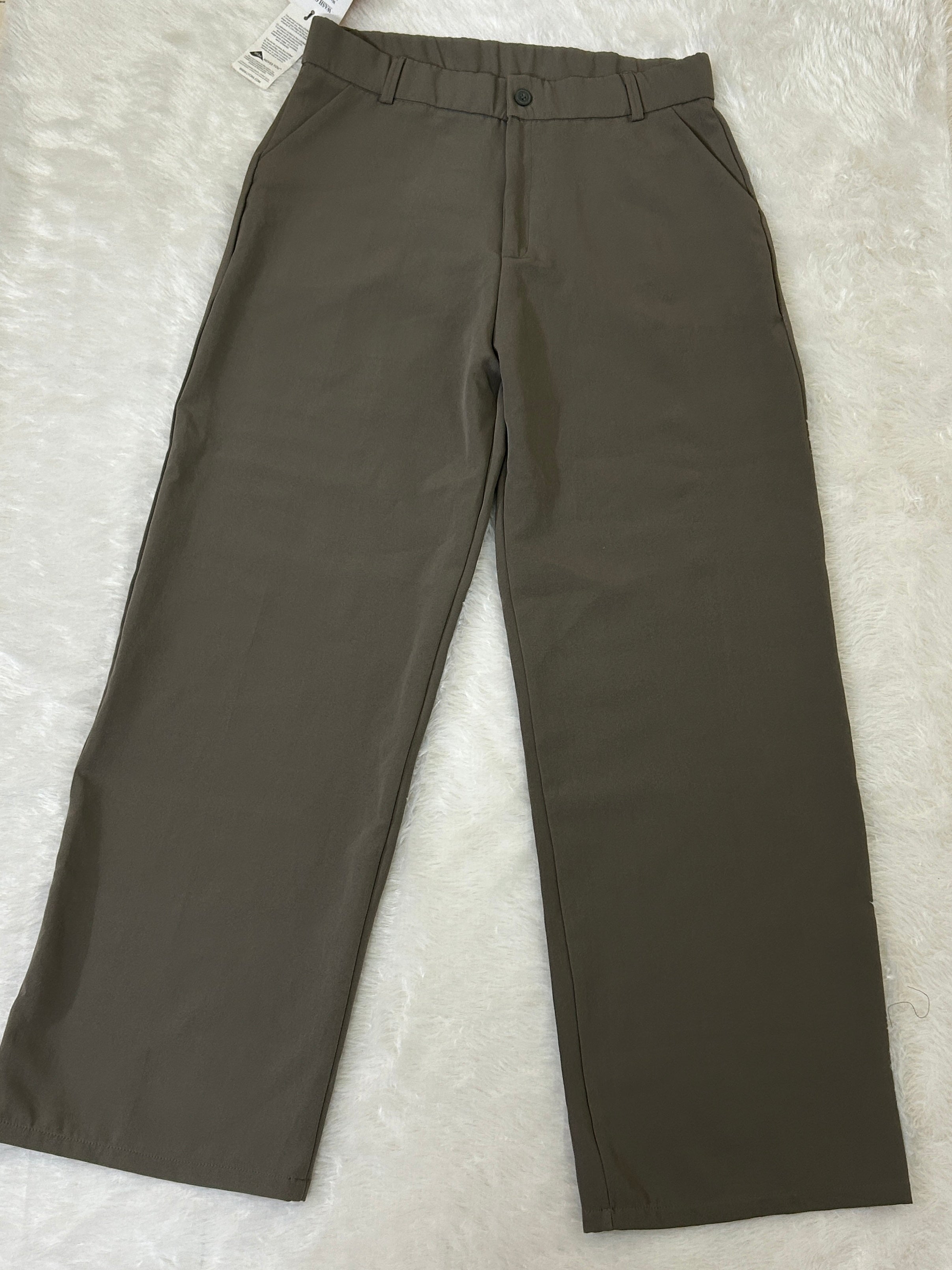Straight-Leg Korean Trousers
