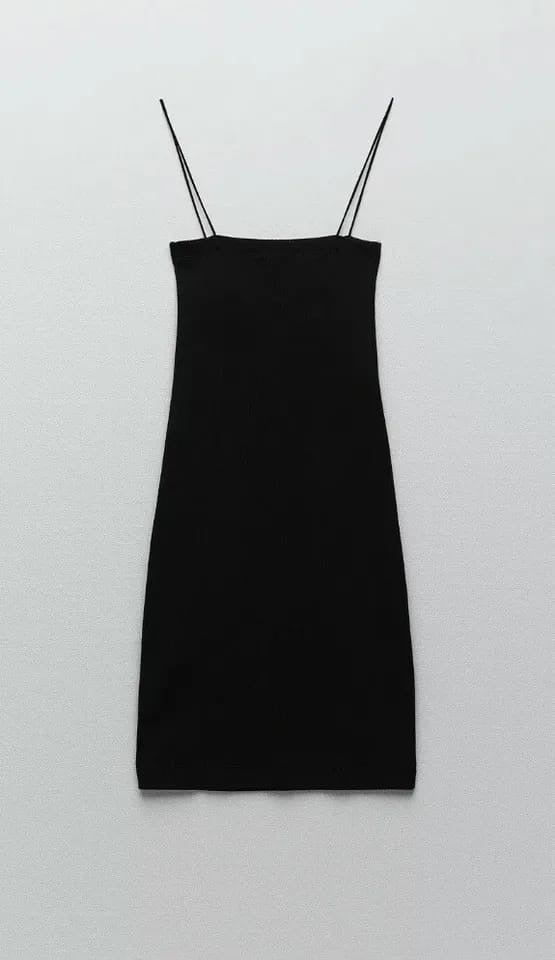 Micro strap mini dress
