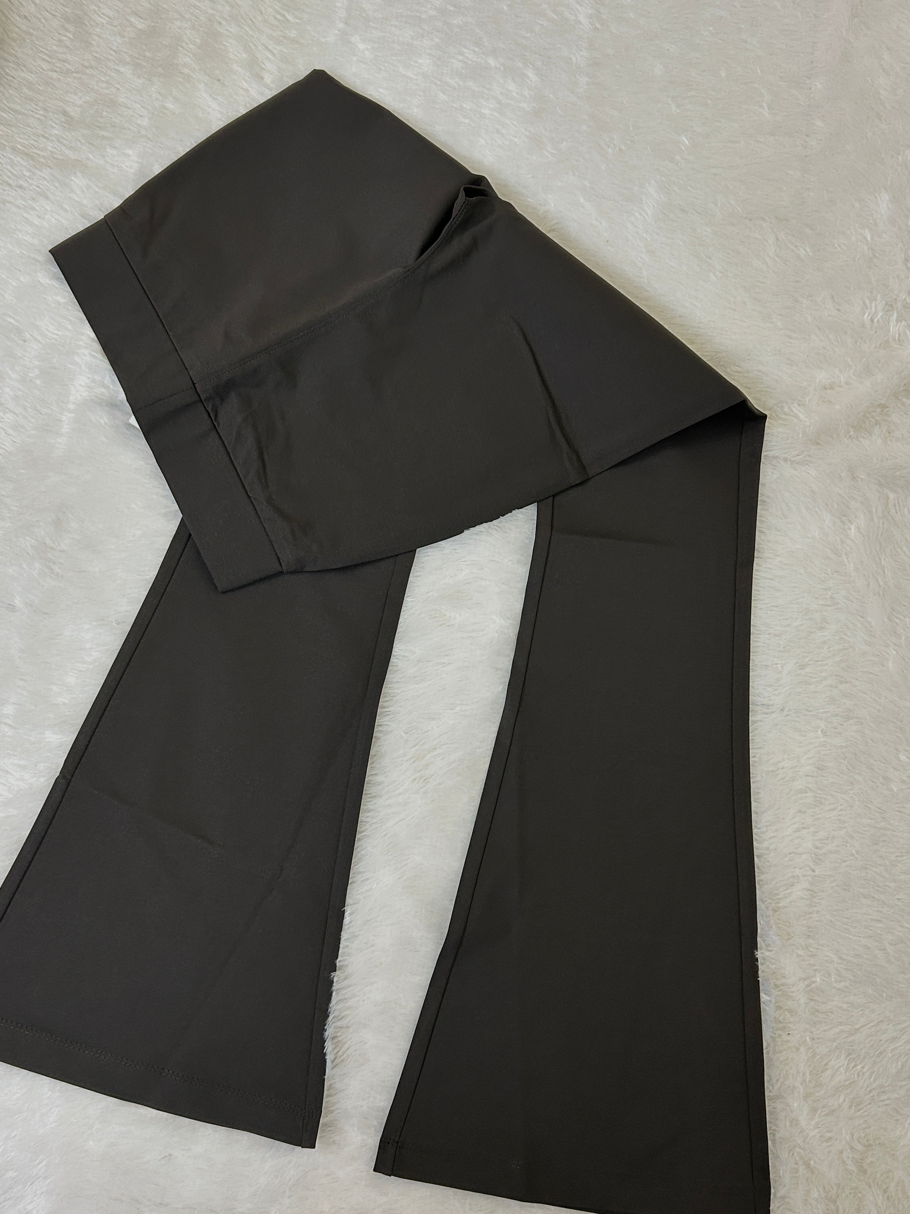 High waist flared pants