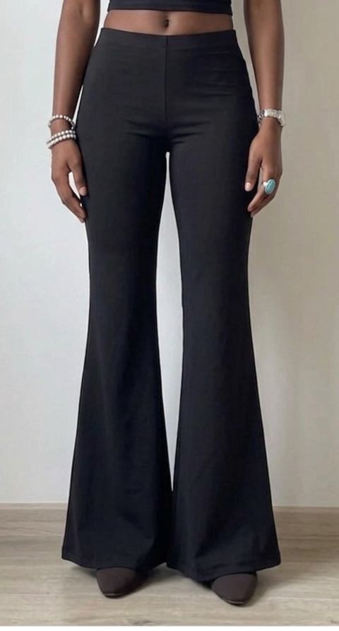 High waist flared pants