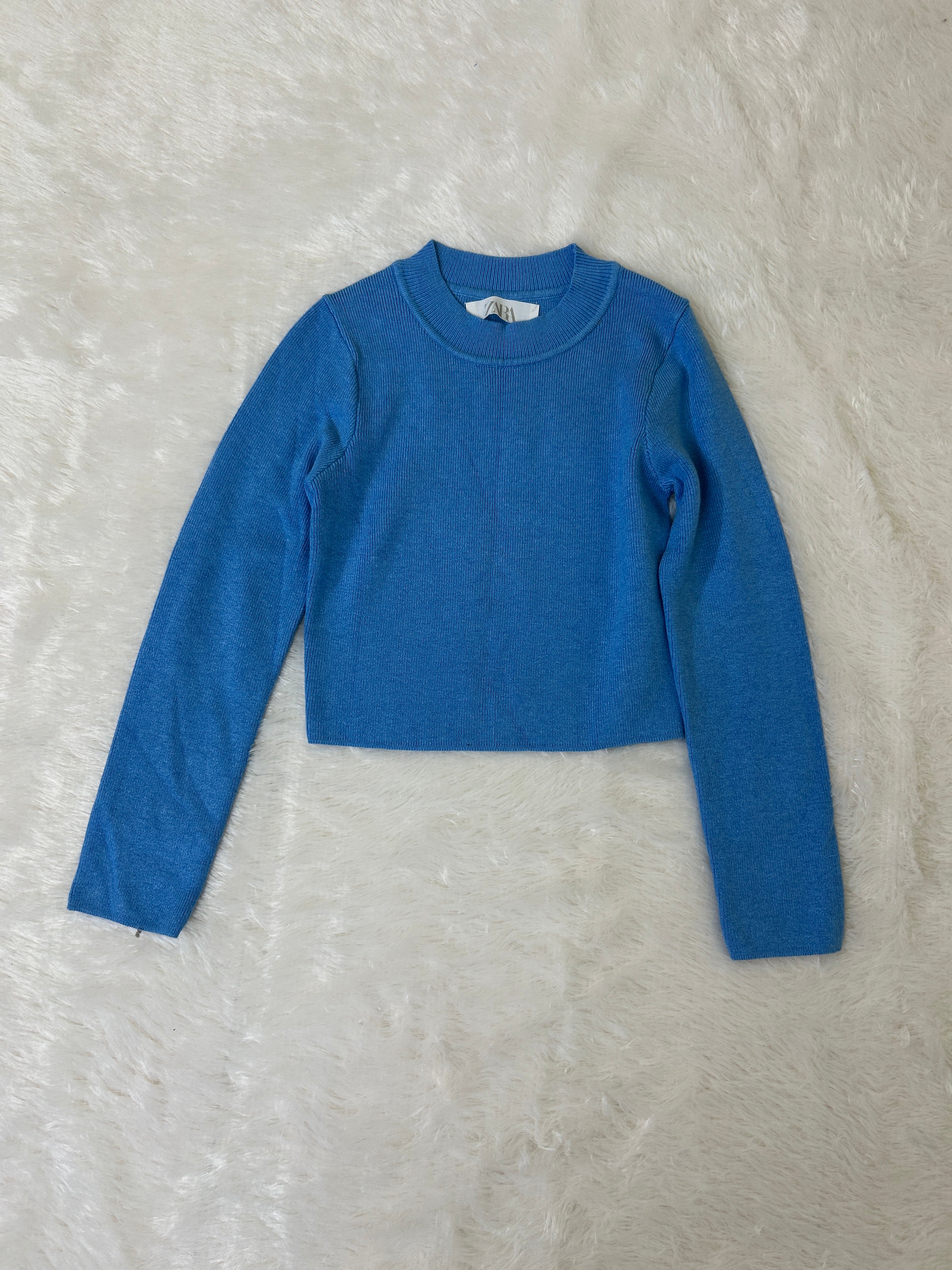 Essential Ribbed Crew-Neck Knit