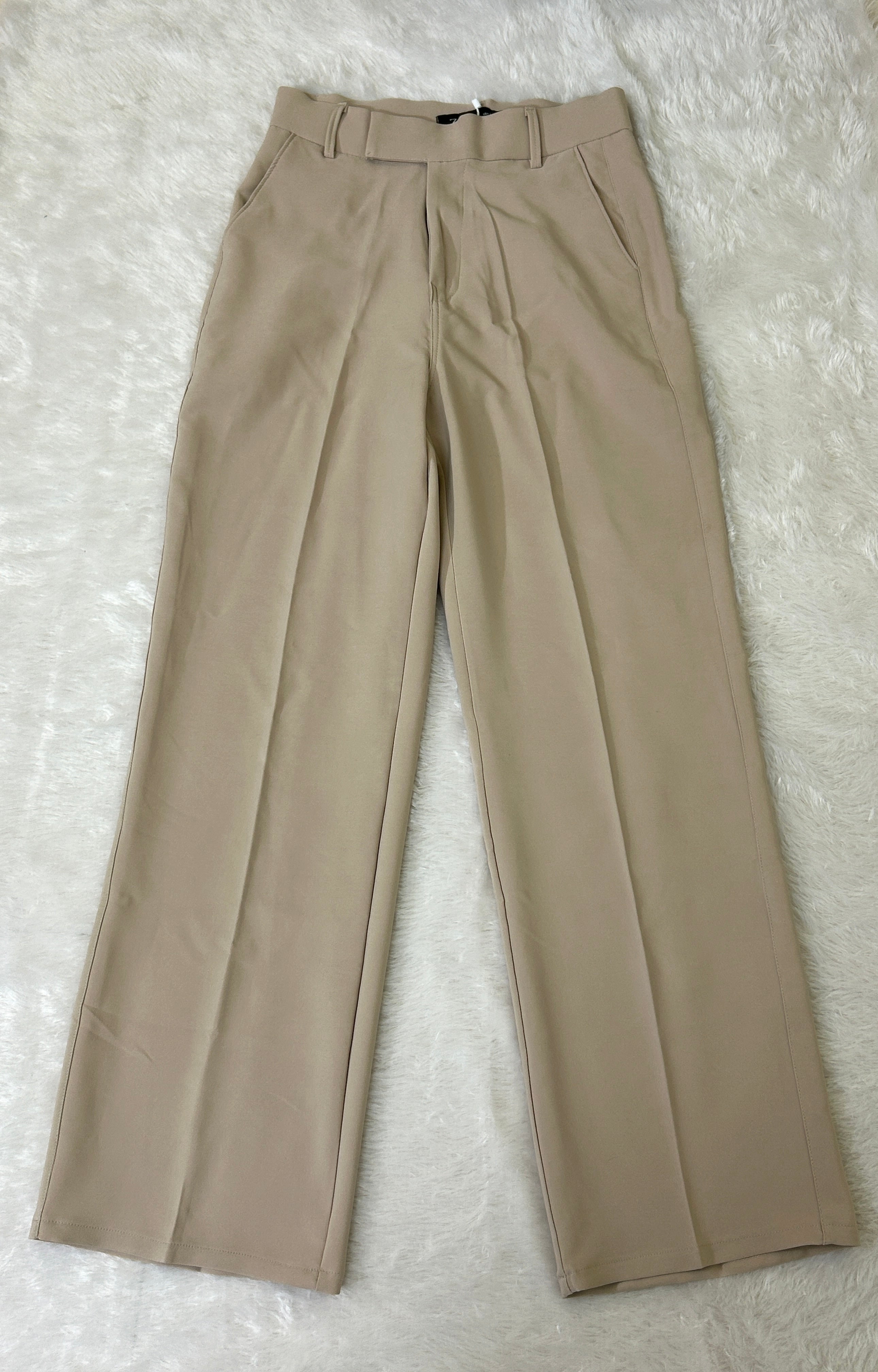 Tailored High-Waist Wide-Leg Trousers