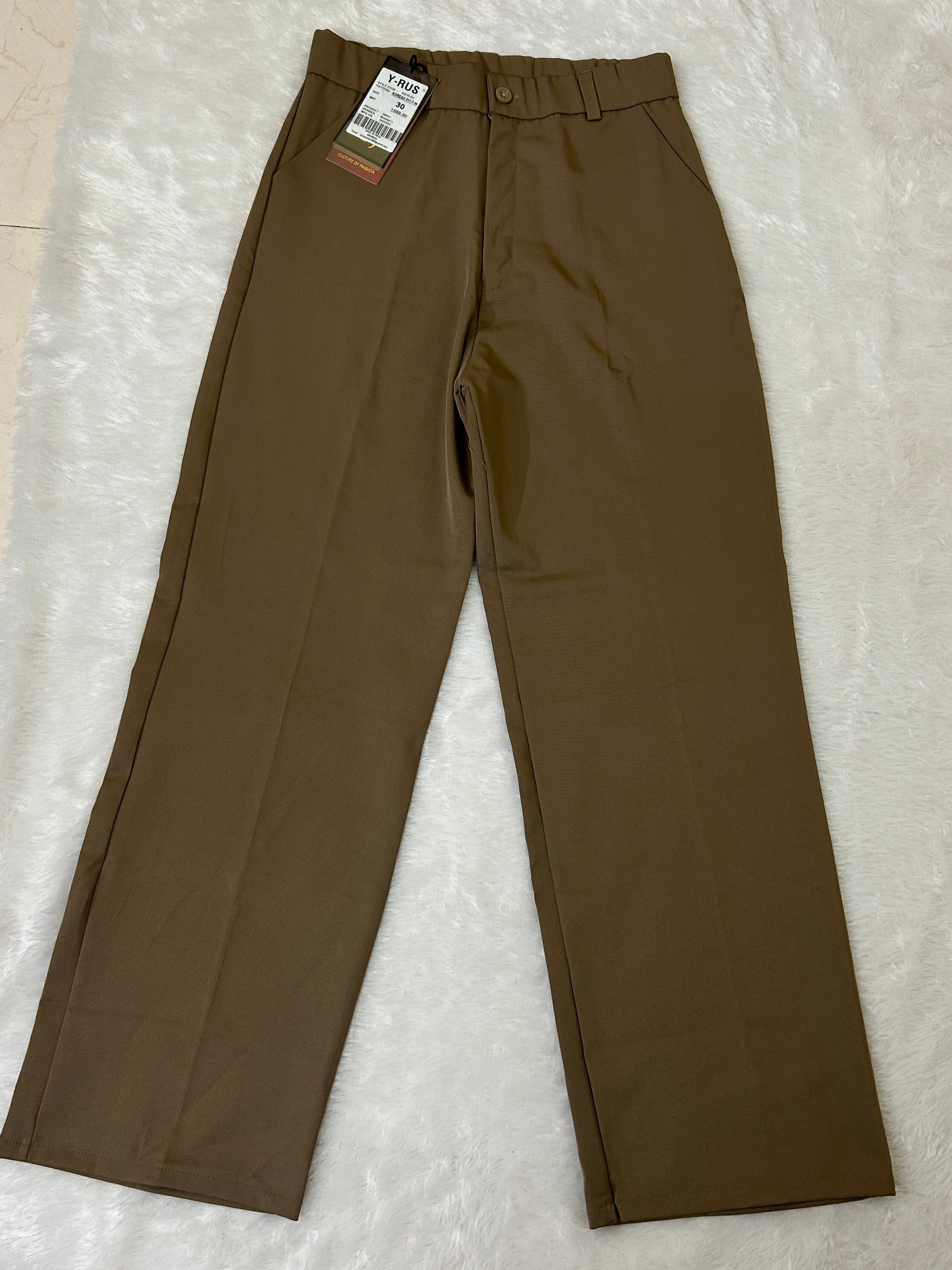 Straight-Leg Korean Trousers
