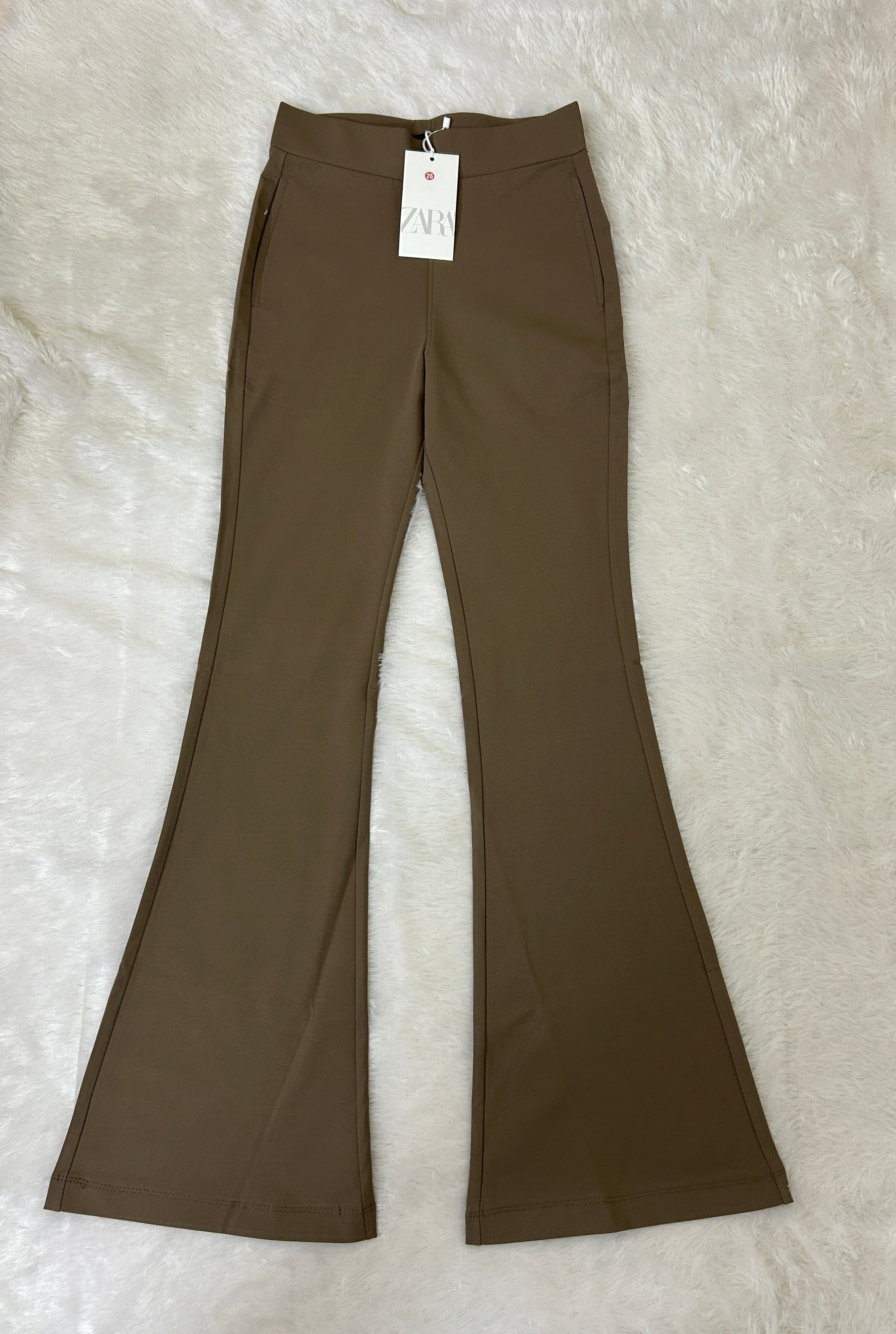 High waist flared pants
