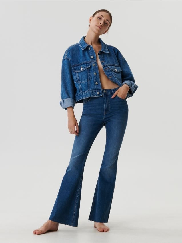High-Rise Flare Jeans