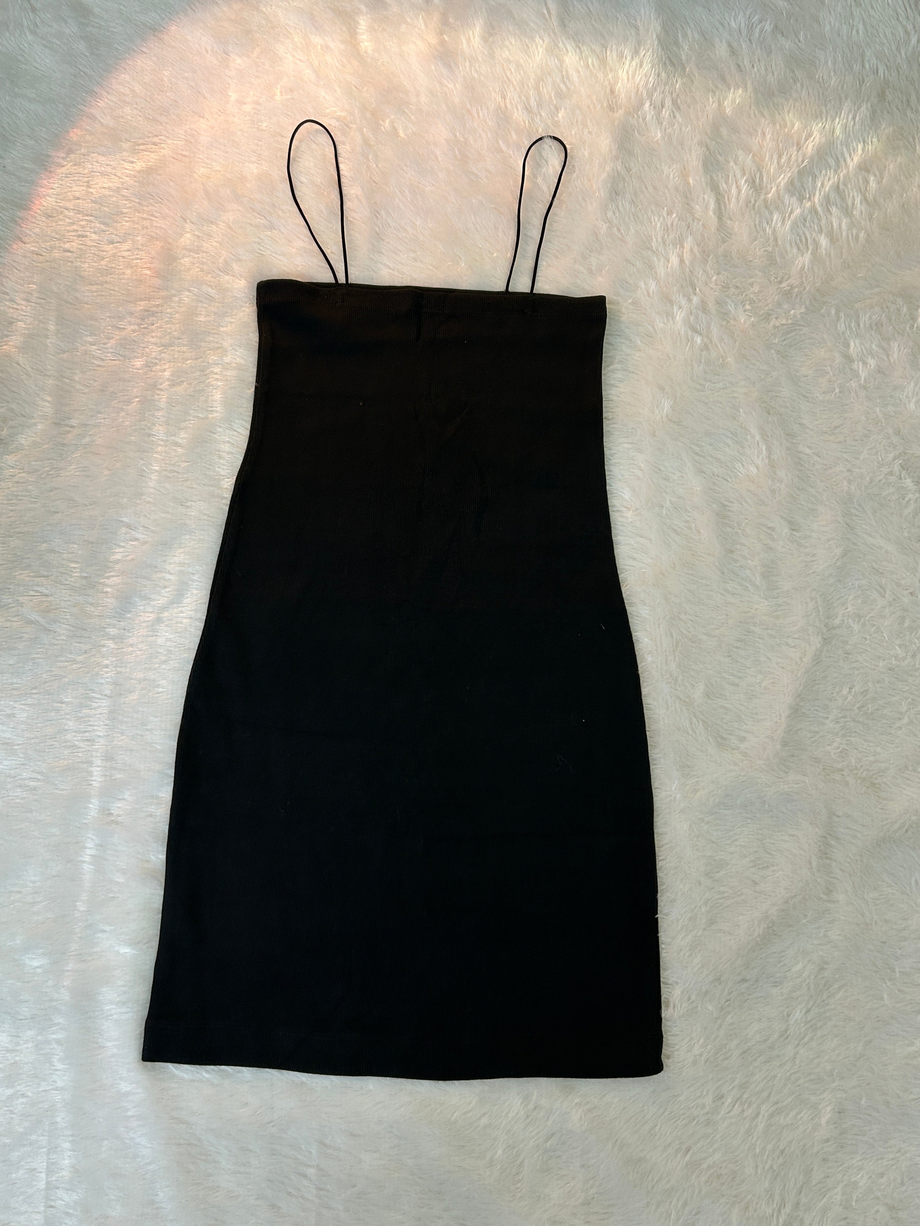 Micro strap mini dress