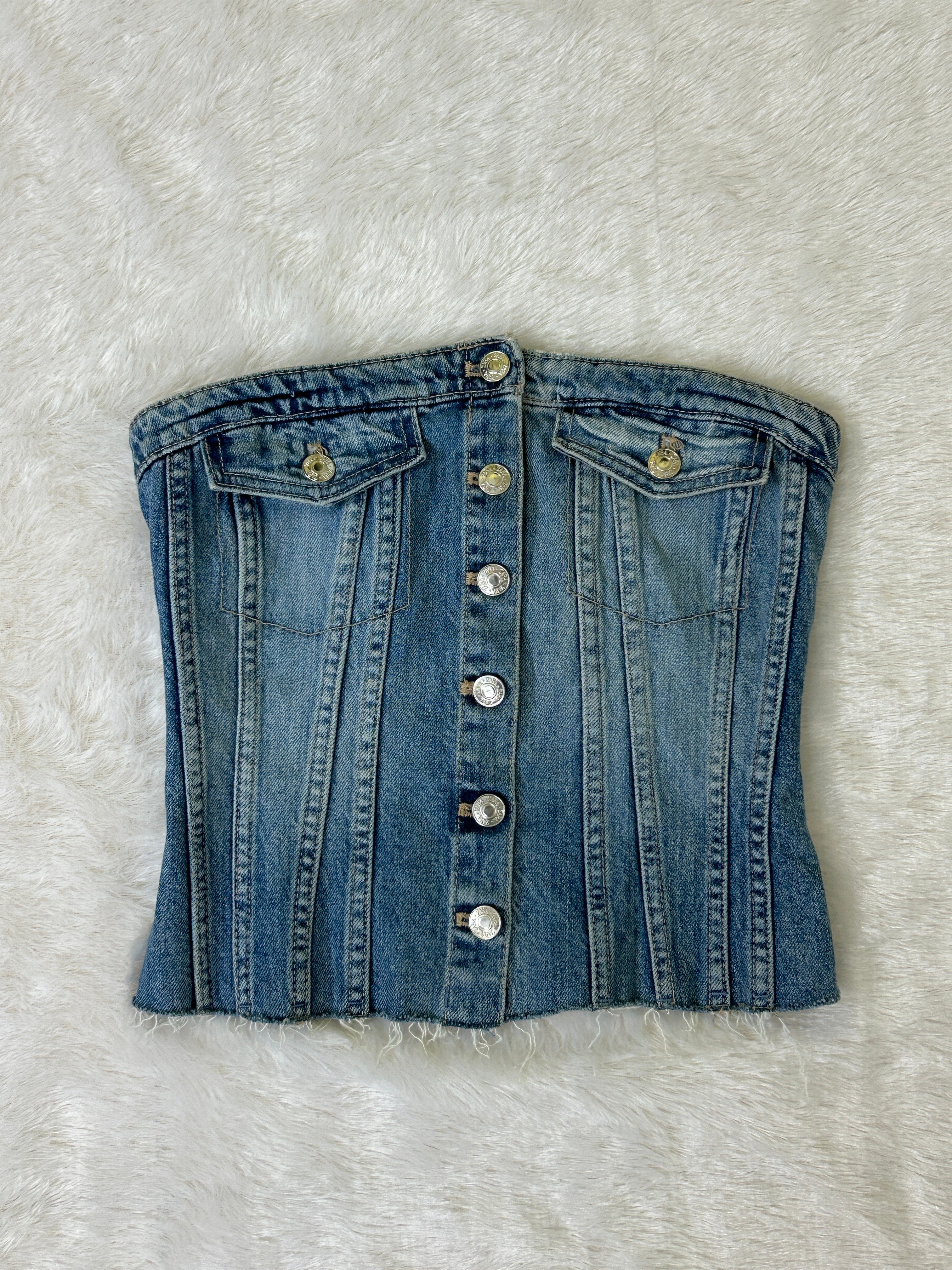 Denim Corset