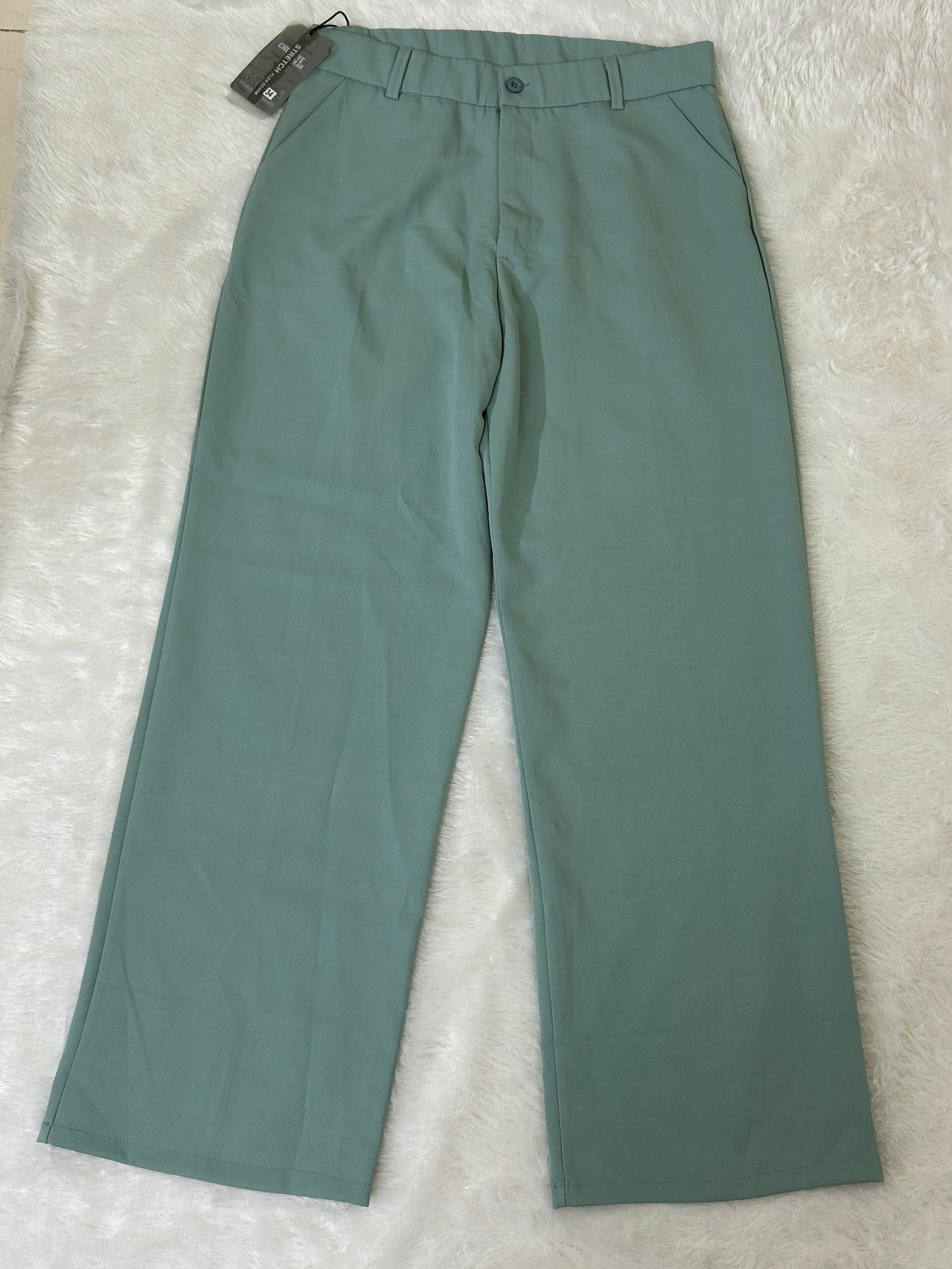 Straight-Leg Korean Trousers