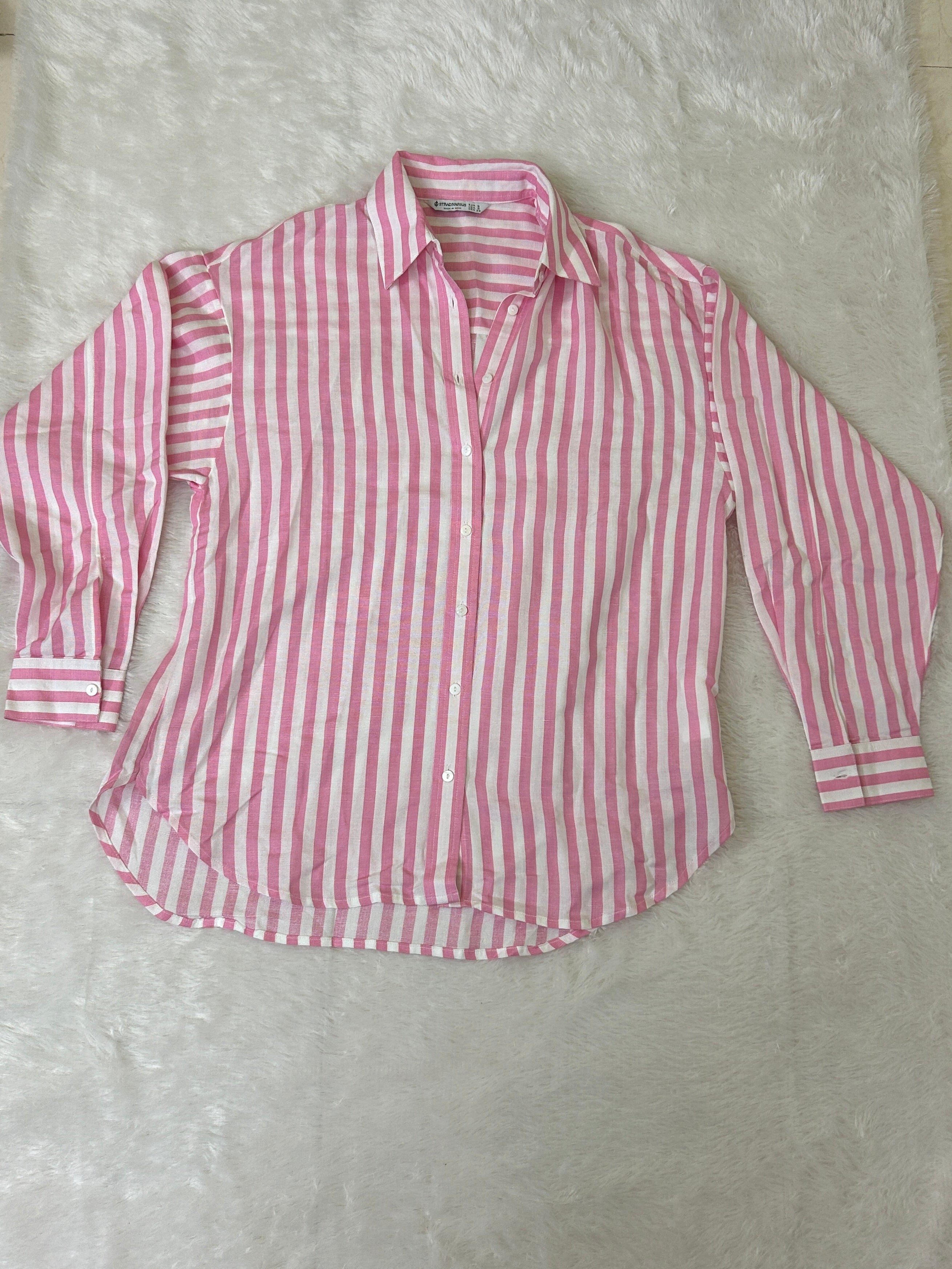Striped oversized shirt