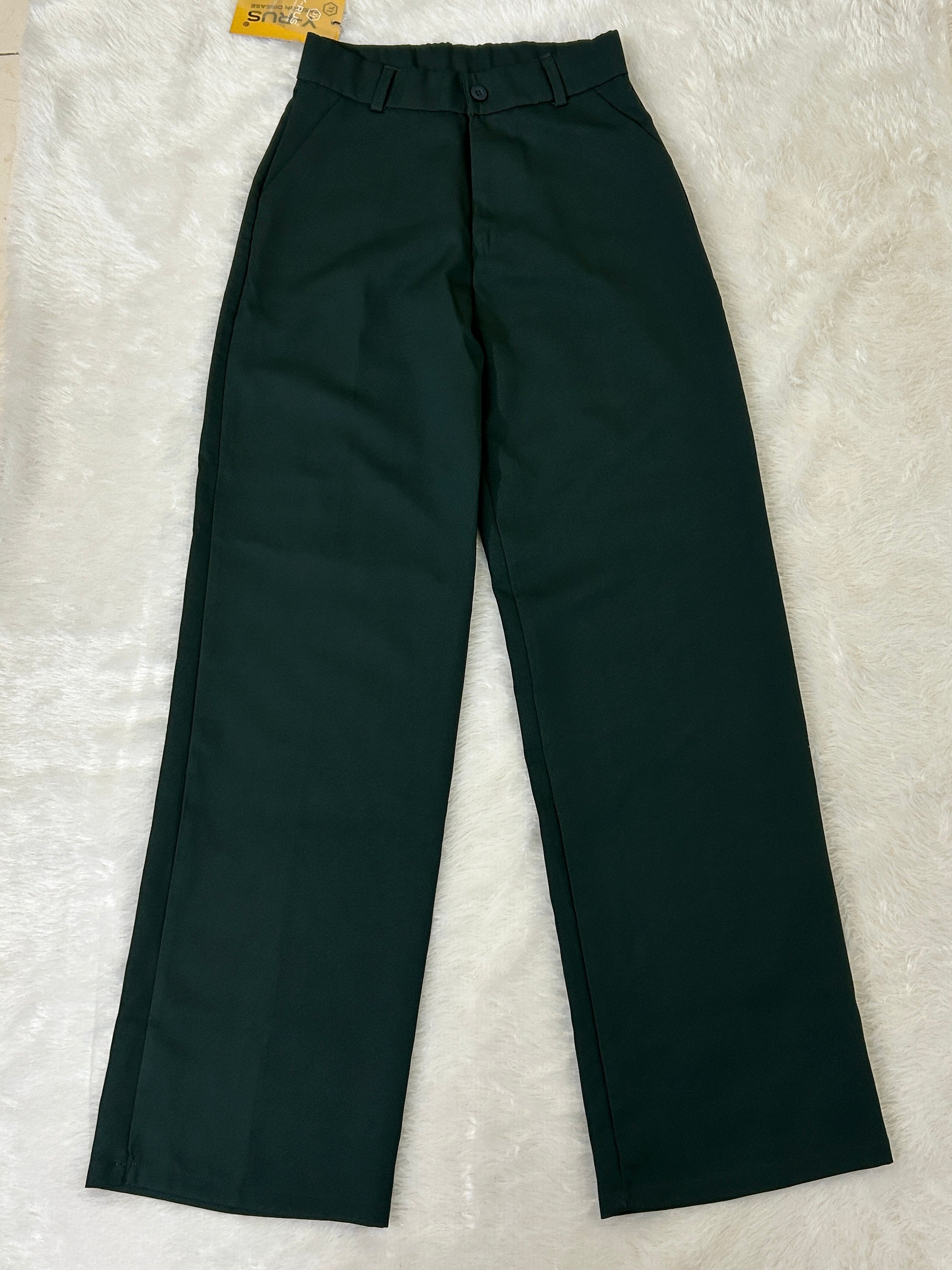 Straight-Leg Korean Trousers