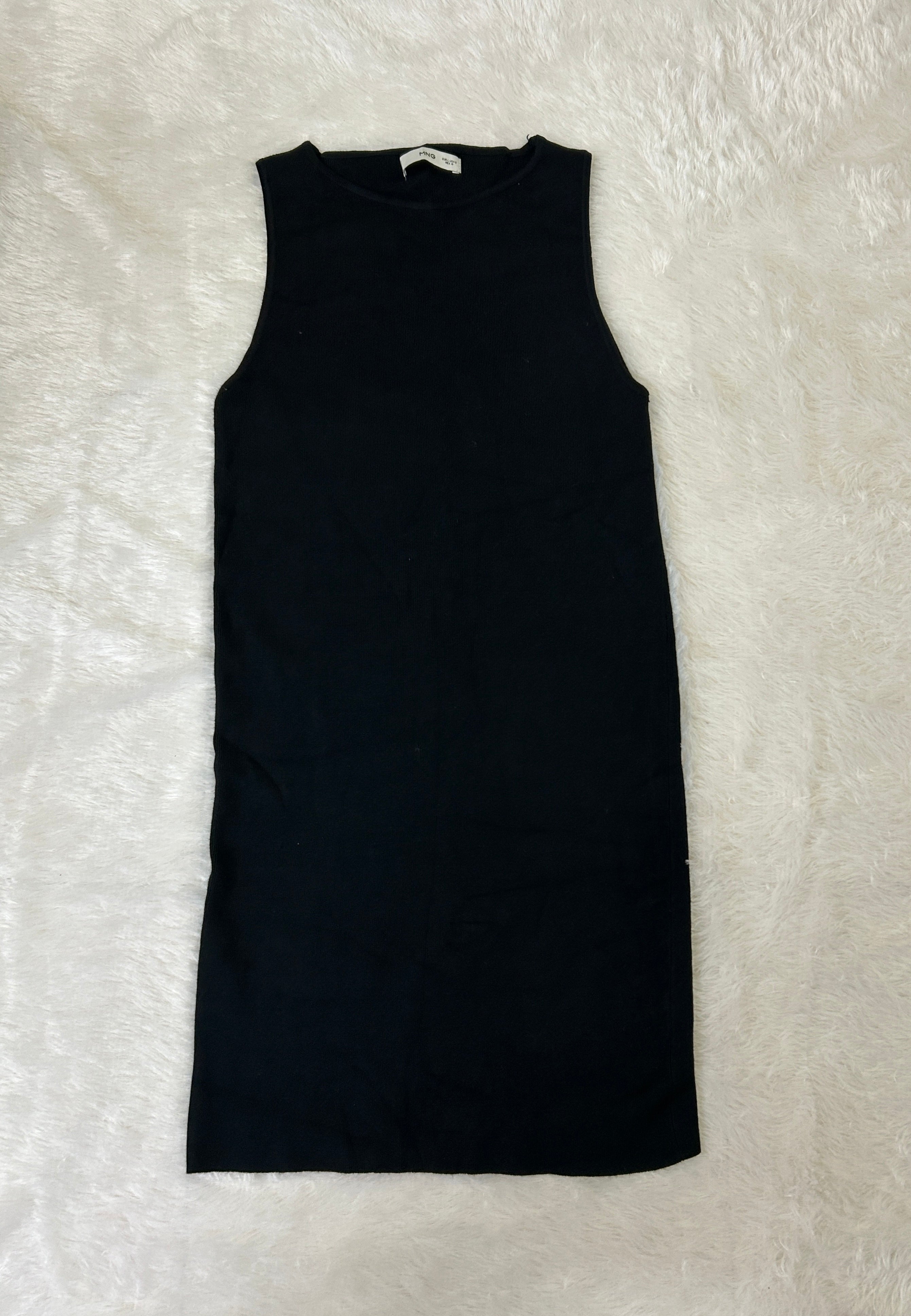 Ribbed sleeveless mini dress